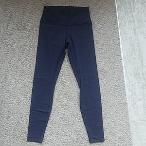 Lululemon Navy Blue High-waisted Wunder Unders